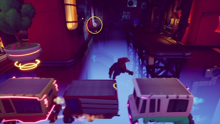 Ukryty diament znajdziesz zaraz za sekwencją ze skakaniem po samochodach - Crash 4: Godzina szczytu - solucja, opis przejścia - Crash Bandicoot 4 - poradnik, solucja