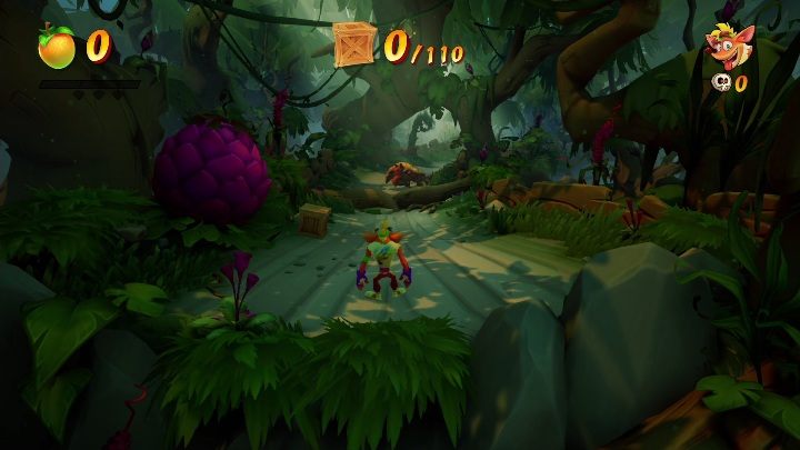 Na mapie Skok w przeszłość możesz zdobyć 110 skrzyń - Crash 4: Skok do przeszłości - solucja, opis przejścia - Crash Bandicoot 4 - poradnik, solucja