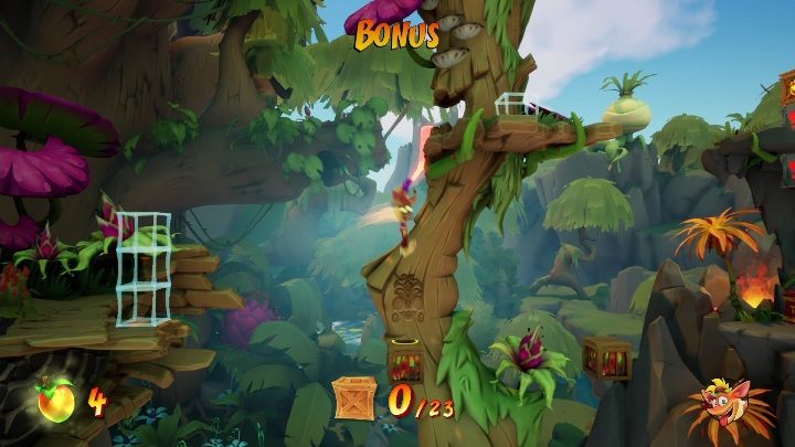 Na sekretnym poziomie możesz zdobyć 23 skrzynie - Crash 4: Skok do przeszłości - solucja, opis przejścia - Crash Bandicoot 4 - poradnik, solucja