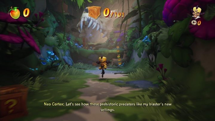 Na mapie Jurajski impuls możesz zdobyć 101 skrzyń - Crash 4: Jurajski impuls - solucja, opis przejścia - Crash Bandicoot 4 - poradnik, solucja