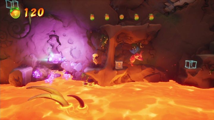 Idąc dalej trafisz na sekwencję czysto platformową - Crash 4: Jurajski impuls - solucja, opis przejścia - Crash Bandicoot 4 - poradnik, solucja