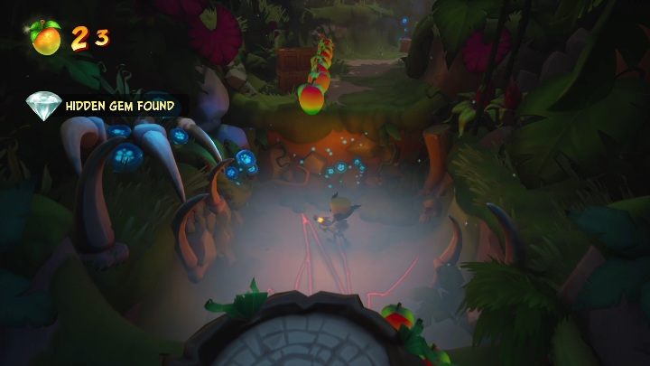 Ukryty diament znajdziesz na początku mapy - Crash 4: Jurajski impuls - solucja, opis przejścia - Crash Bandicoot 4 - poradnik, solucja