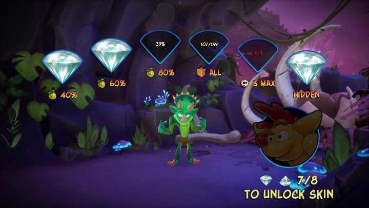 Na mapie Zryw dinozaura możesz zdobyć 6 diamentów - Crash 4: Zryw dinozaura - solucja, opis przejścia - Crash Bandicoot 4 - poradnik, solucja