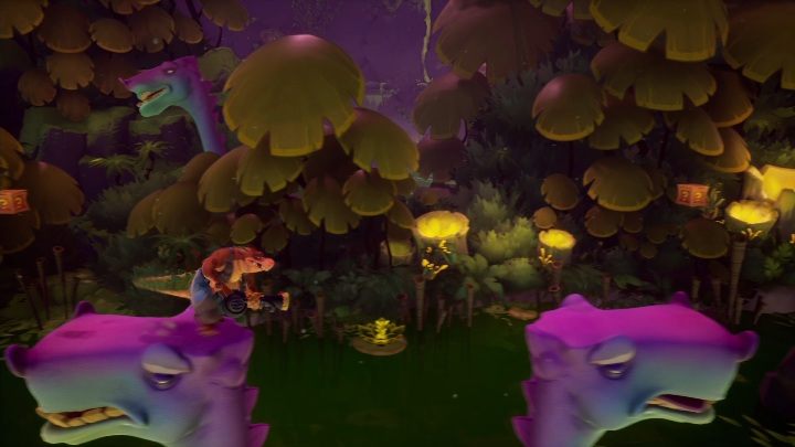 Następnie czeka Cię skakanie po dinozaurach - Crash 4: Zablokowana droga - solucja, opis przejścia - Crash Bandicoot 4 - poradnik, solucja