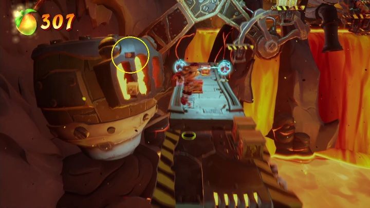 Taśmę zdobędziesz na samym końcu mapy - Crash 4: Toksyczne tunele - solucja, opis przejścia - Crash Bandicoot 4 - poradnik, solucja