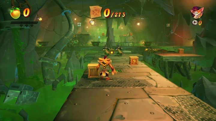 Na mapie Toksyczne tunele możesz zdobyć 273 skrzynie - Crash 4: Toksyczne tunele - solucja, opis przejścia - Crash Bandicoot 4 - poradnik, solucja