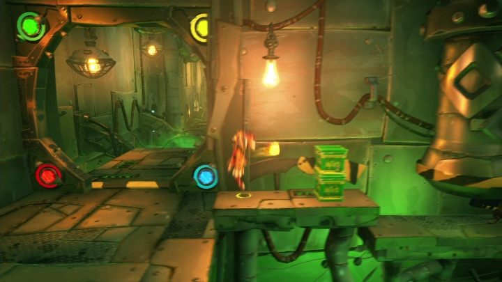 Idąc dalej dotrzesz do specjalnego bonusowego etapu, który otworzy się jedynie jeśli masz wszystkie kolorowe klejnoty - Crash 4: Toksyczne tunele - solucja, opis przejścia - Crash Bandicoot 4 - poradnik, solucja