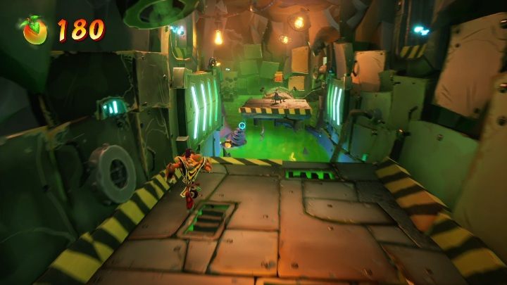 Ciąg dalszy skakania po ścianach - Crash 4: Toksyczne tunele - solucja, opis przejścia - Crash Bandicoot 4 - poradnik, solucja