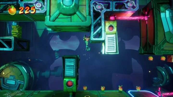 Chwilę później napotkasz krótką sekwencję, która będzie wymagać od Ciebie dobrego opanowania maski - Crash 4: Gotowy do startu - solucja, opis przejścia - Crash Bandicoot 4 - poradnik, solucja