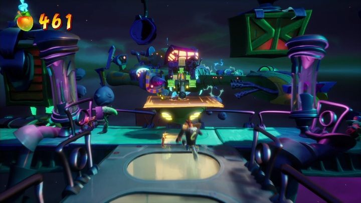 Ostatecznie wskocz na rurę, aby móc przedostać się na drugą stronę - Crash 4: Gotowy do startu - solucja, opis przejścia - Crash Bandicoot 4 - poradnik, solucja