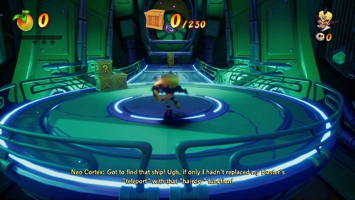 Na mapie Błąd pokładowy możesz zdobyć 230 skrzyń - Crash 4: Błąd pokładowy - solucja, opis przejścia - Crash Bandicoot 4 - poradnik, solucja