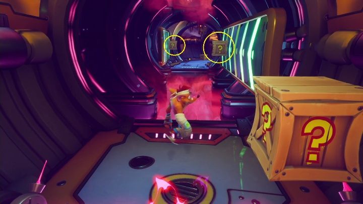 Dalej czeka Cię sekwencja z bieganiem po platformach - Crash 4: Pasażer na gapę - solucja, opis przejścia - Crash Bandicoot 4 - poradnik, solucja