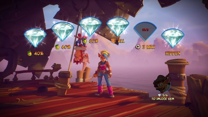 Tawana odblokowuje się po wykonaniu planszy Hak, Linka i Kotwica - Crash 4: Tawana - poziomy, umiejętności - Crash Bandicoot 4 - poradnik, solucja