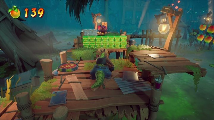 Dingodile odblokowuje się po wykonaniu planszy Domowa kuchnia - Crash 4: Dingodile - poziomy, umiejętności - Crash Bandicoot 4 - poradnik, solucja