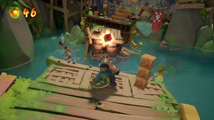 Dingodile to dość specyficzna postać, której warto się nauczyć - Crash 4: Dingodile - poziomy, umiejętności - Crash Bandicoot 4 - poradnik, solucja