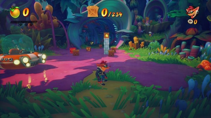 Na mapie Awaryjne lądowanie możesz zdobyć 234 skrzyń - Crash 4: Awaryjne lądowanie - solucja, opis przejścia - Crash Bandicoot 4 - poradnik, solucja
