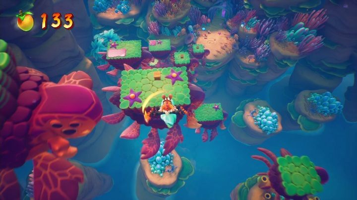 Kolejny etap bardzo nieprzyjazny wszystkim ludziom z akrofobią - Crash 4: Awaryjne lądowanie - solucja, opis przejścia - Crash Bandicoot 4 - poradnik, solucja