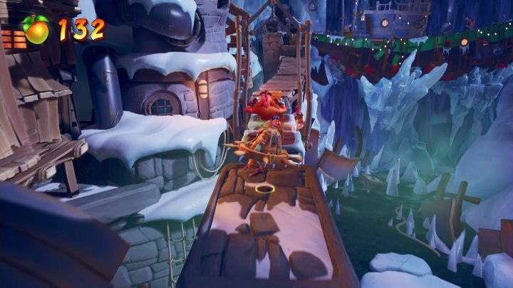 Drogę zastąpią Ci przeciwnicy - Crash 4: Śnieżny spacer (Snow Way Out) - Crash Bandicoot 4 - poradnik, solucja