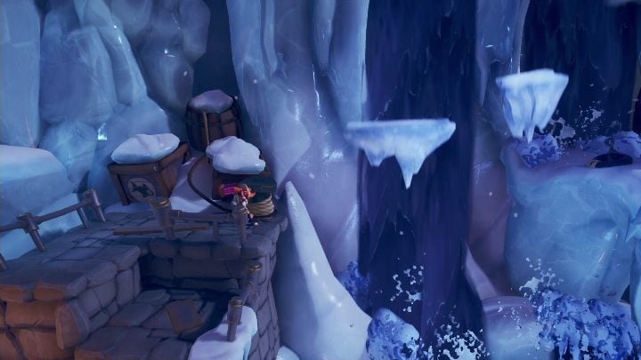 Kolejny etap, w którym przyda Ci się maska zatrzymująca czas - Crash 4: Śnieżny spacer (Snow Way Out) - Crash Bandicoot 4 - poradnik, solucja