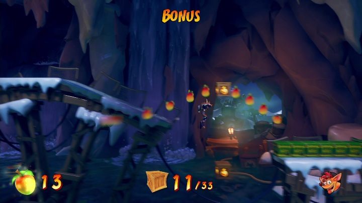 Zacznijmy od tego, że tam również znajdziesz maskę, która umożliwi Ci spowolnienie czasu - Crash 4: Śnieżny spacer (Snow Way Out) - Crash Bandicoot 4 - poradnik, solucja