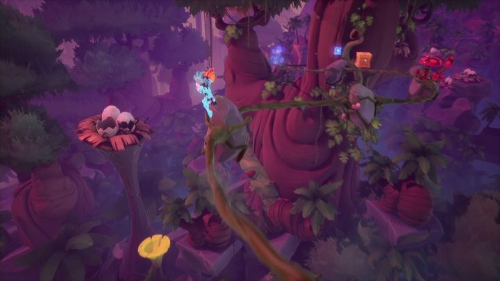 Twoim kolejnym zadaniem jest zjechanie po lianie - Crash 4: Zryw dinozaura (Dino Dash) - Crash Bandicoot 4 - poradnik, solucja