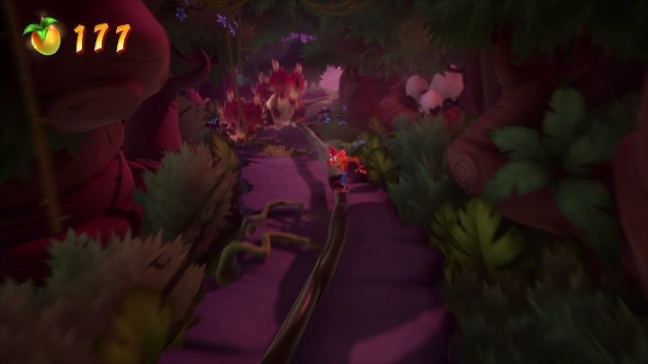 Kolejne ucieczki przed dinozaurem wygląda dokładnie tak samo jak pierwsza - Crash 4: Zryw dinozaura (Dino Dash) - Crash Bandicoot 4 - poradnik, solucja