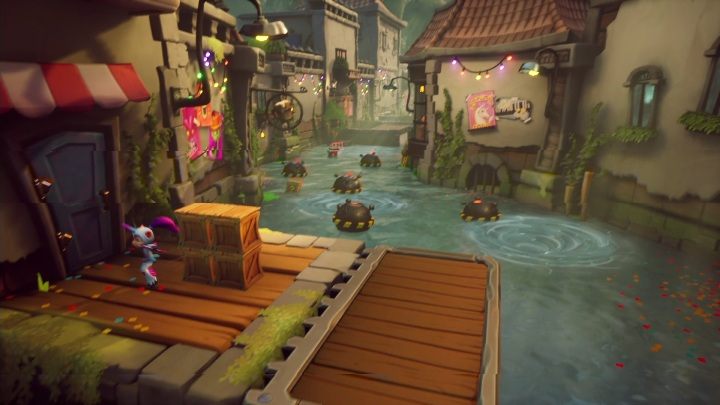 Wskocz na cztery skrzynie, a następnie wykonaj podwójny skok w powietrzu - Crash 4: Żółty klejnot - gdzie znaleźć, lokalizacja diamentu - Crash Bandicoot 4 - poradnik, solucja