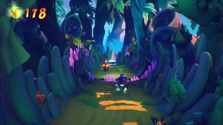 Gdy dotrzesz do końca planszy wrócisz na mapę Awaryjne lądowanie - Crash 4: Niebieski klejnot - gdzie znaleźć, lokalizacja diamentu - Crash Bandicoot 4 - poradnik, solucja