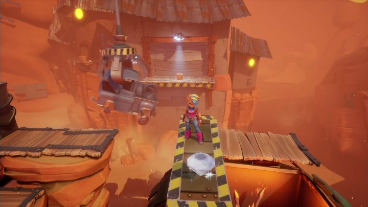 Gdy uda Ci się wbić na górę musisz wskoczyć na platformę po lewej stronie - Crash 4: Diamenty - gdzie znaleźć, lokalizacja - Crash Bandicoot 4 - poradnik, solucja