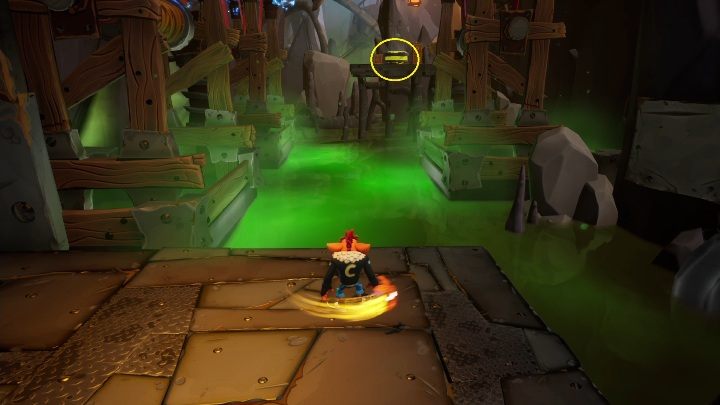 W Twoich oczach może się już świecić żółty punkt - Crash 4: Sekretny etap - jak odblokować? - Crash Bandicoot 4 - poradnik, solucja