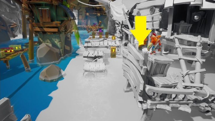 Ukryty diament jest poza główną drogą - Crash 4: Diamenty (Poziomy Na Odwrót) - lista, lokalizacja - Crash Bandicoot 4 - poradnik, solucja