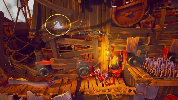 Ukryty diament czeka na drugim statku - Crash 4: Diamenty (Poziomy Na Odwrót) - lista, lokalizacja - Crash Bandicoot 4 - poradnik, solucja