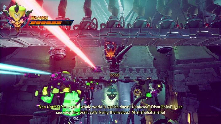 Teraz to samo, ale do góry nogami - Crash 4: Neo Cortex, finałowa walka - jak pokonać? - Crash Bandicoot 4 - poradnik, solucja