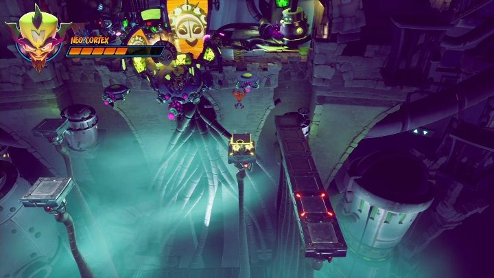 Znowu, dostań się do wybranych platform i ukończ je tak jak na wcześniejszych etapach - Crash 4: Neo Cortex, finałowa walka - jak pokonać? - Crash Bandicoot 4 - poradnik, solucja