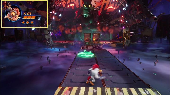 Czas utrudnić trochę zabawę - Crash 4: N. Gin (Sceniczny Debiut) - boss, jak pokonać - Crash Bandicoot 4 - poradnik, solucja