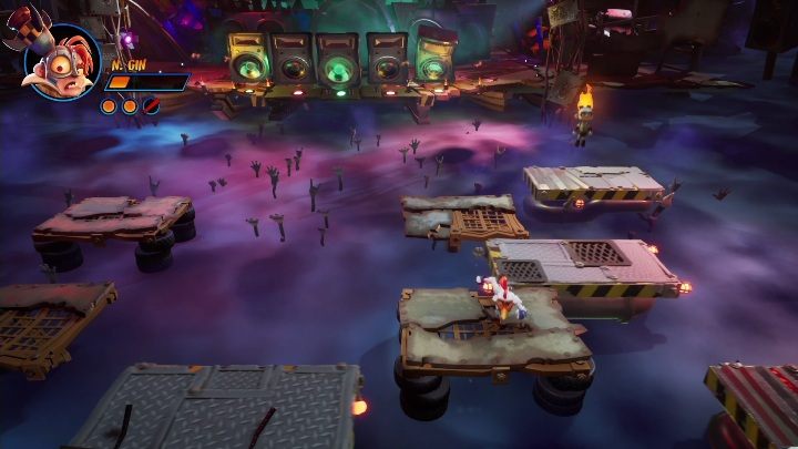 Czas na ostatni etap - Crash 4: N. Gin (Sceniczny Debiut) - boss, jak pokonać - Crash Bandicoot 4 - poradnik, solucja