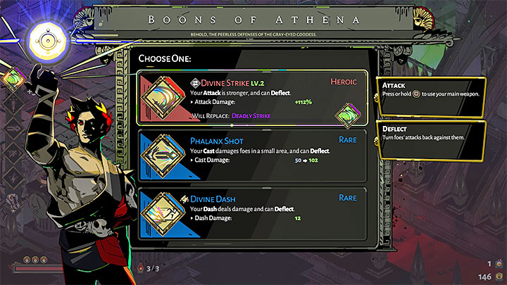 W przypadku darów Waszym priorytetem powinno być wybieranie tych, które zwiększają zadawane obrażenia - Hades: Przechodzenie gry, praktyczne porady - Hades - poradnik do gry