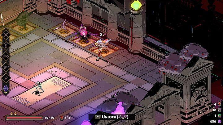 Bronie składowane są w zbrojowni w ostatniej komnacie Domu Hadesa - Hades: Porady na start - Hades - poradnik do gry