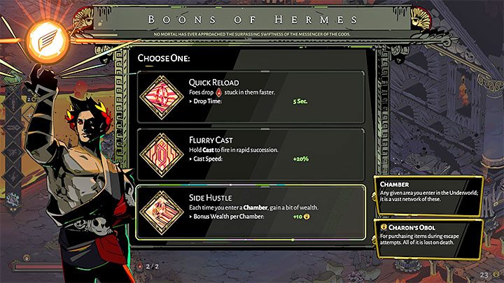 Z otrzymywaniem złota mogą być powiązane wybrane nagrody i dary bóstw - Hades: Waluty w grze - Hades - poradnik do gry