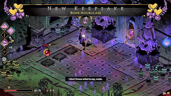 Dzięki przekazaniu danemu NPC-owi nektaru po raz pierwszy odblokujecie nowy upominek, czyli pasywną premię do statystyk, którą będziecie mogli sukcesywnie rozwijać - Hades: Waluty w grze - Hades - poradnik do gry