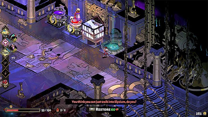 Punkt regeneracji zdrowia każdorazowo znajdziecie po pokonaniu jednego z głównych bossów - Hades: Jak leczyć rany? - Hades - poradnik do gry