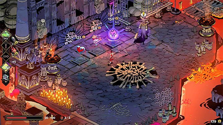 Serca Centaura mogą też pojawiać się w ofertach sklepów - w przykładzie z powyższego obrazka tego typu przedmiot kosztował 125 złota - Hades: Jak leczyć rany? - Hades - poradnik do gry