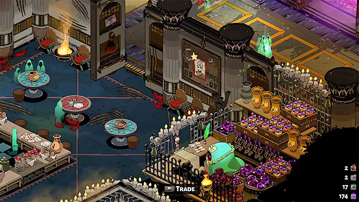 W dalszej fazie kampanii odblokowanie salon połączony z kuchnią - Hades: Dom Hadesa - Hades - poradnik do gry