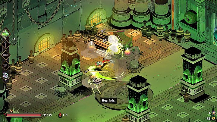 Podstawowy atak tarczy ma dwa zastosowania - możecie wcisnąć przycisk i wykonać pojedyncze uderzenie tarczą oraz przytrzymać przycisk - Hades: Tarcza Chaosu (Shield of Chaos) - Hades - poradnik do gry