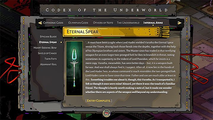 Wieczna Włócznia to broń uniwersalna, tzn - Hades: Wieczna Włócznia (Eternal Spear) - Hades - poradnik do gry