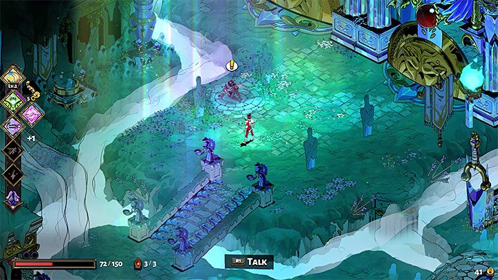 W Elizjum powracają klasyczne przejścia z symbolami i tak samo jak w poprzednich krainach dobrze jest na podstawie wyświetlanych znaków i odczytywanych dzięki temu potencjalnych nagród planować progresję i dalszy rozwój postaci Zagreusa - Hades: Elizjum - Hades - poradnik do gry