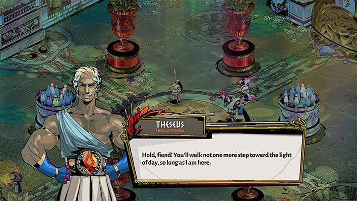 Końcowymi bossami krainy Elizjum są zawsze Asterius oraz Tezeusz - Hades: Elizjum - Hades - poradnik do gry