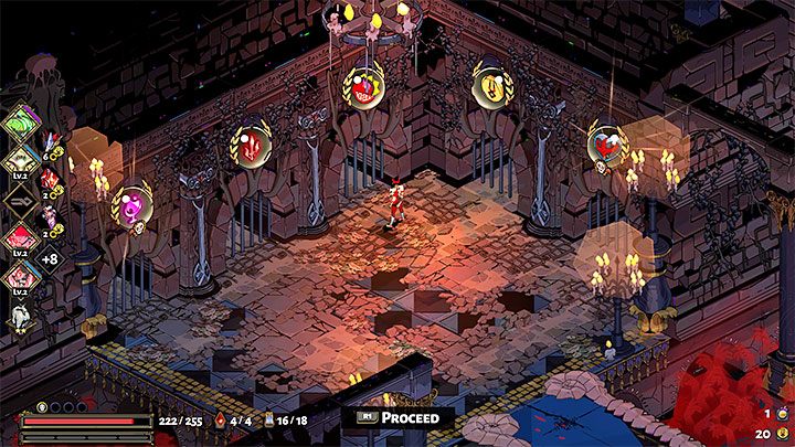 2) Przejścia do 5 losowych lokacji - Nie ma wymogu zbadania ich wszystkich, aczkolwiek będziecie zapewne musieli odwiedzić 3 lub 4 lokacje żeby znaleźć wspomniany cuchnący worek i móc awansować do finału kampanii - Hades: Świątynia Styks - Hades - poradnik do gry