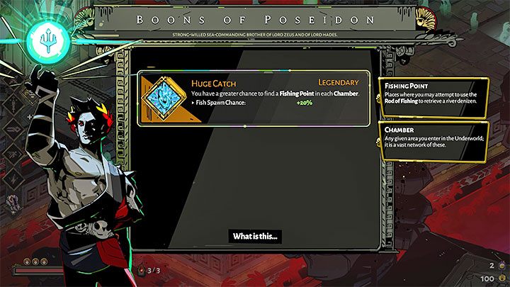 W trakcie gry możecie dodatkowo rozglądać się za darami, które powiązane są tematyczne z łowieniem ryb - Hades: Jak odblokować łowienie ryb? - Hades - poradnik do gry