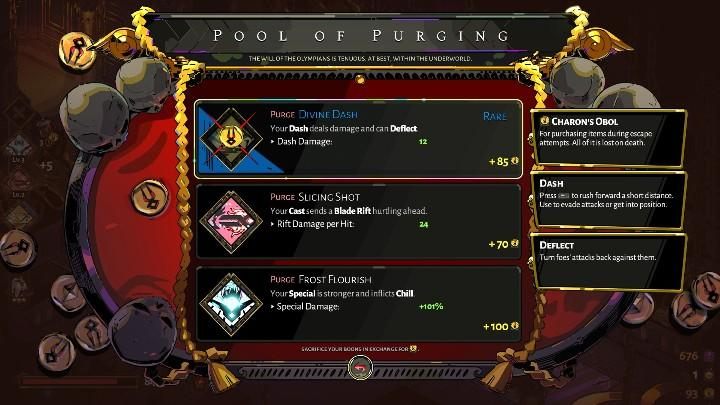 W Hadesie dostępne są cztery poziomy rzadkości darów - Hades: Dary od bogów, herosów (Boons) - Hades - poradnik do gry